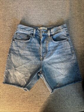 Denim Forum The Joni Mid Length Shorts